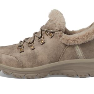 Skechers Women's Easy Going-Fall Adventures-Hands Free Slip-Ins Ankle Boot, Taupe, 9