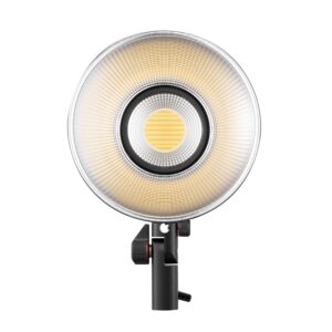 ZHIYUN MOLUS G200 COB Video Light Bowens Mount Camera Light, Bi-Color 2700K-6500K Photography Lighting, ZY Vega App Control for Portrait, Studio, Interview and Filming