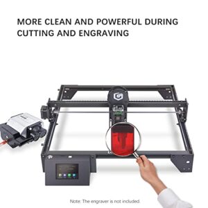 QIUNI Air Assist Kit for RAY5 10W 30L/Min Large Airflow 0.03MPa Low Noise Air Assist Pump for CNC Cutter Laser Engraver