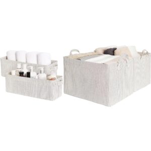 storageworks 2-pack narrow storage bins with 2-pack storage bins