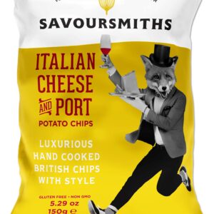 SAVOURSMITHS Hand Cooked Potato Chips, Variety Pack, Gluten Free, Non GMO, All Natural, 5.29 Oz, 4 Count (Pack of 2)
