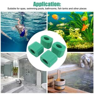 YYQTGG Pre Filter Sponges Foam, Effective Filtration 4pcs Reusable Washable Practical Filter Pump Cartridge Sponge for Fish Tanks for Bathrooms