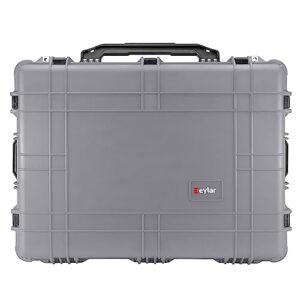 Eylar XXL 31.5" Protective Gear Roller Case Water and Shock Resistant w/Foam (Gray)