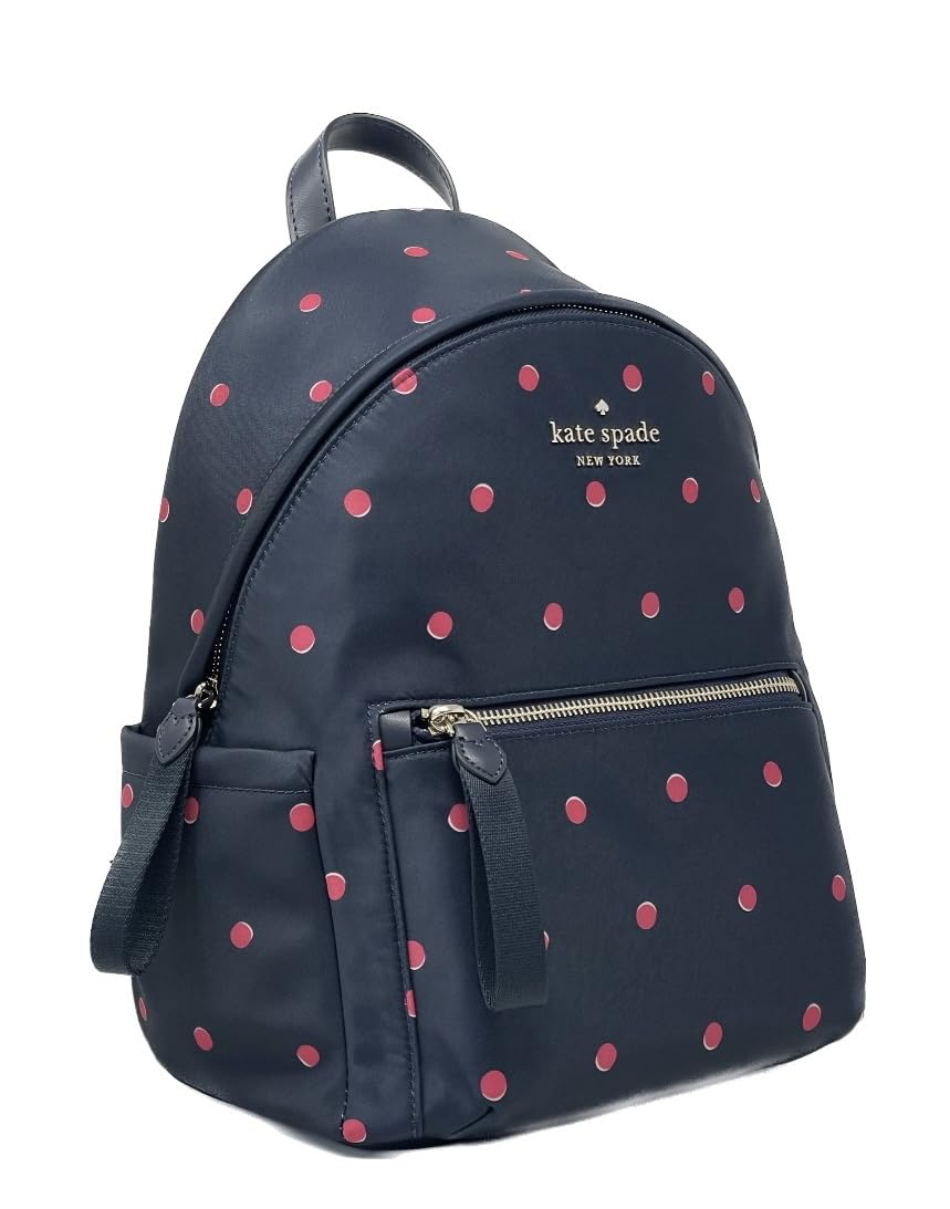 Kate Spade Chelsea Medium The Little Better Nylon Backpack Blue Multi