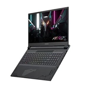 Gigabyte AORUS 17X: 17.3" Thin Bezel QHD 2560x1440 240Hz Display, NVIDIA GeForce RTX 4090 Laptop GPU 16GB GDDR6, Intel Core i9-13950HX,32GB DDR5 RAM, 2TB SSD, Win11 Pro(AORUS 17X AZF-C5US665SP), Black