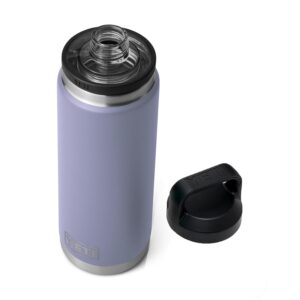 yeti rambler 26 oz bottle, vacuum insulated, stainless steel with chug cap, cosmic lilac