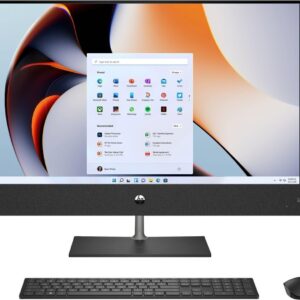 HP Pavilion 27 Touch Desktop 2TB SSD 64GB RAM Win 11 PRO (Intel Core i9-13900K Processor with Turbo Boost to 5.80GHz, 64 GB RAM, 2 TB SSD, 27-inch FullHD Touchscreen) PC Computer All-in-One