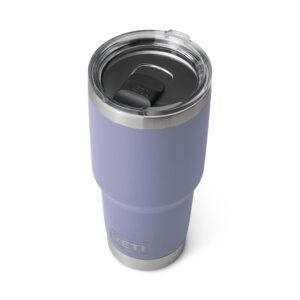 yeti rambler 30 oz tumbler, stainless steel, vacuum insulated with magslider lid, cosmic lilac