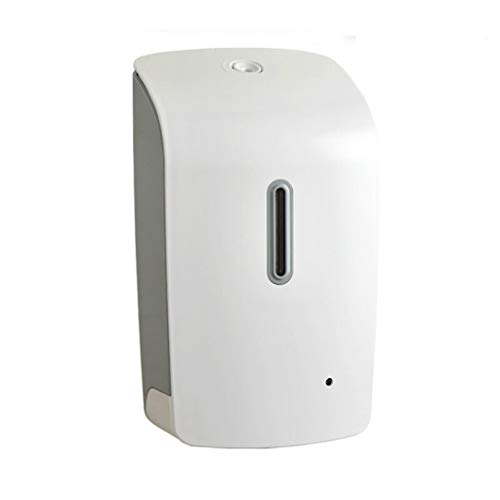 Soap Pump Dispenser Fully Automatic Foam Soap Dispenser Wall-Mounted Drip to Soap Dispenser Hotel Hanging Punch-Free 1000ML Bottles Dispenser (Color : White Plus Gray B)