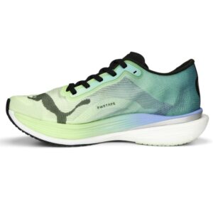 puma womens deviate nitro elite 2 running sneakers shoes - green - size 9 m