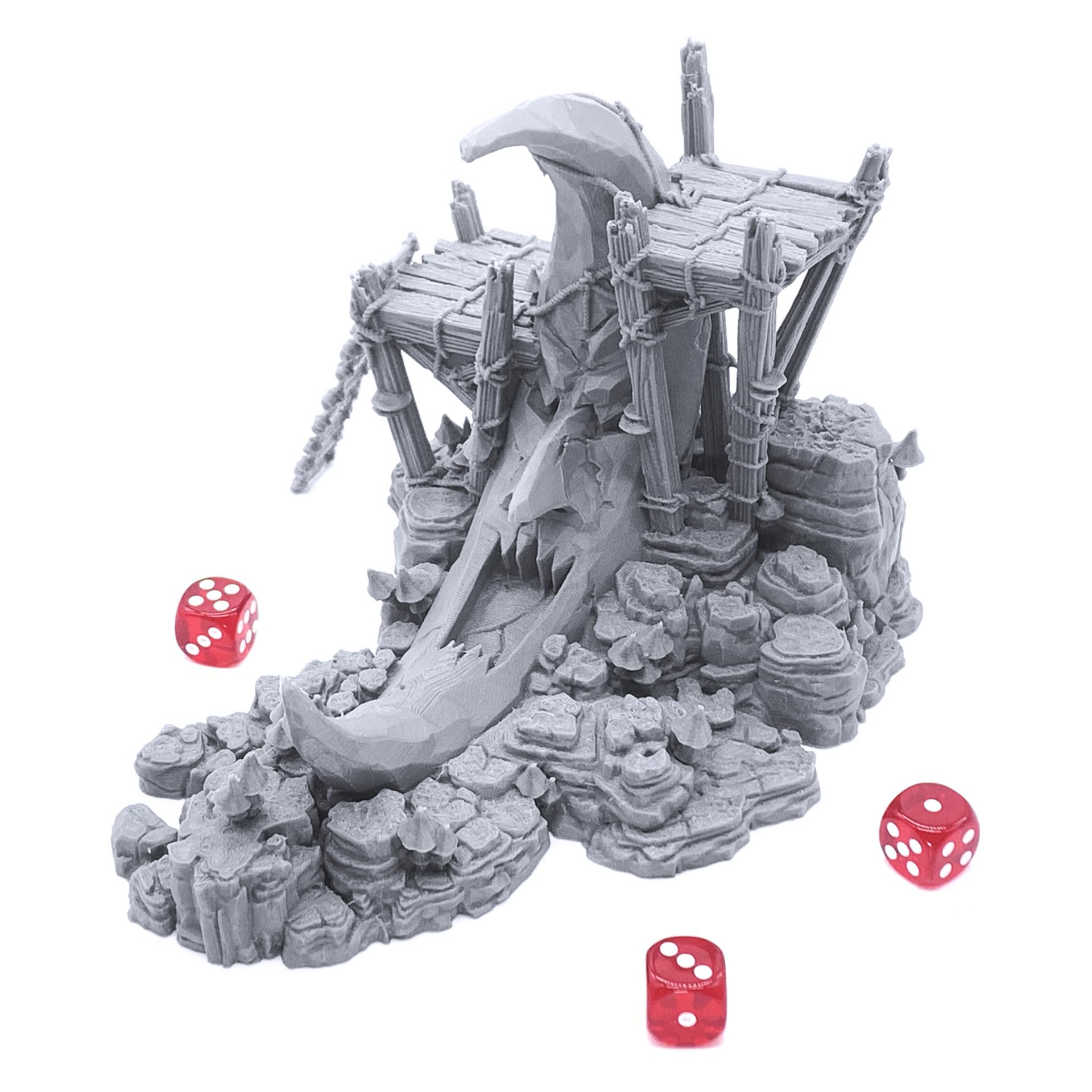 Moon Shrine - DND Terrain Compatible with Dungeons and Dragons, 28mm Miniature Wargaming, Tabletop RPGs, Wargame Scenery