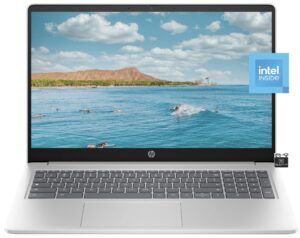 hp chromebook laptop student business (2023 model), 15.6" hd display, quad-core intel n200 processor (upto 3.7ghz), 8gb ram, 64gb emmc, hd webcam,wifi, uhd graphics, chrome os+hubxcelaccessory