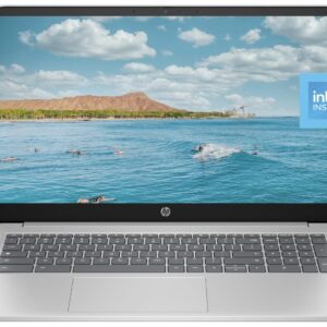 HP Chromebook Laptop Student Business (2023 Model), 15.6" HD Display, Quad-Core Intel N200 Processor (Upto 3.7GHz), 8GB RAM, 64GB eMMC, HD Webcam,WiFi, UHD Graphics, Chrome OS+HubxcelAccessory