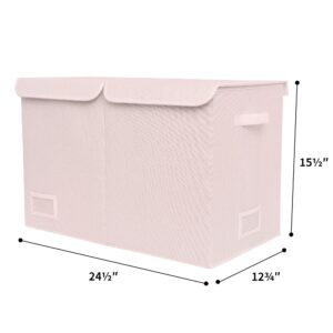 GRANNY SAYS Bundle of 3-Pack Foldable Fabric Storage Bins & 1-Pack Extra Large Toys Storage Bins