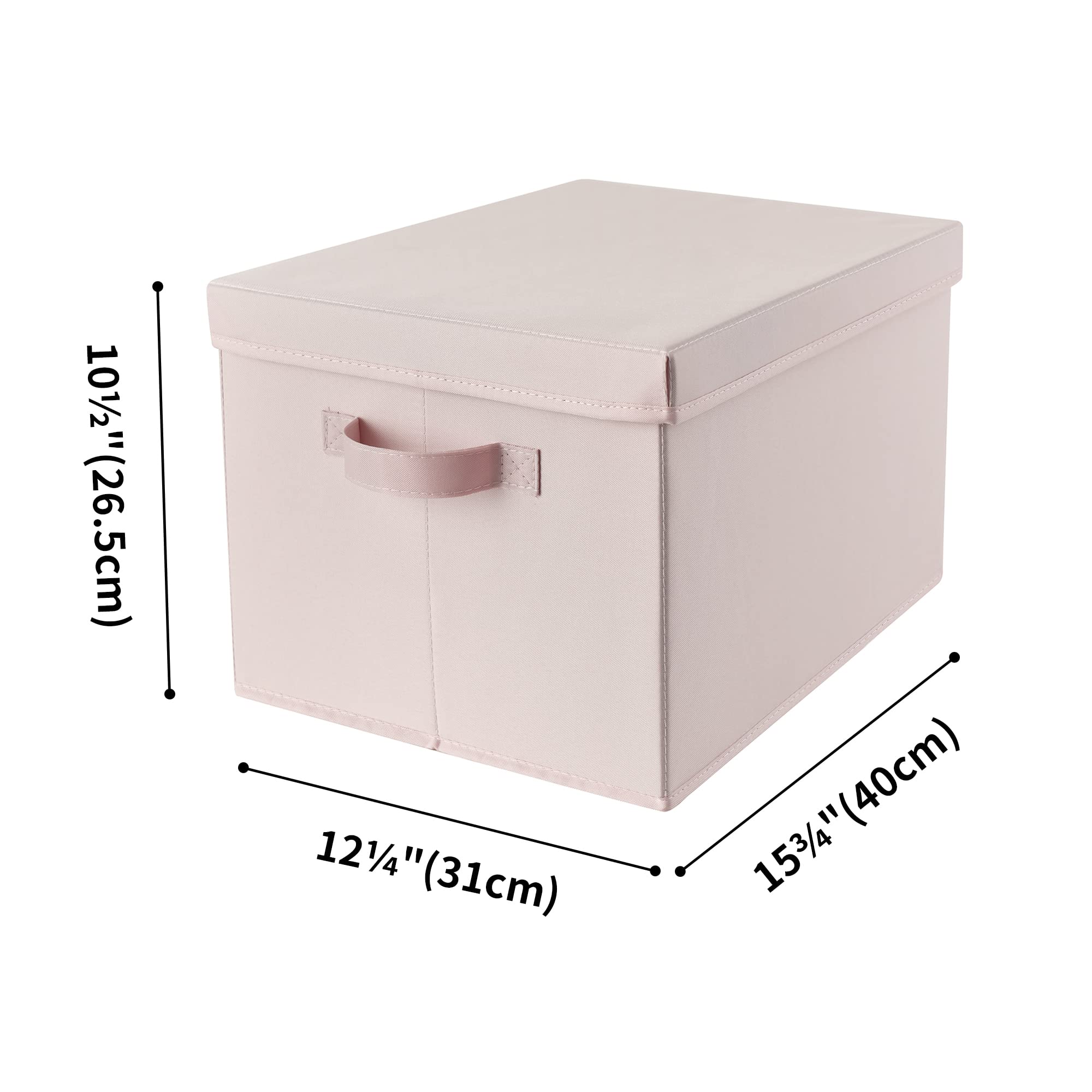 GRANNY SAYS Bundle of 3-Pack Foldable Fabric Storage Bins & 1-Pack Extra Large Toys Storage Bins