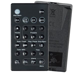 jkztjof remote control compatible with bose sound touch music radio cd system, for bose awr1b1 awr1b2 awrcc1 awrcc7 awrcc8 (batteries included)