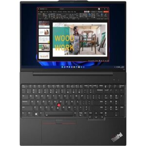 Lenovo ThinkPad E16 Gen 1 21JN0073US 16" Notebook - WUXGA - 1920 x 1200 - Intel Core i7 13th Gen i7-1355U Deca-core (10 Core) 1.70 GHz - 16 GB Total RAM - 8 GB On-Board Memory - 512 GB SSD - Graphite