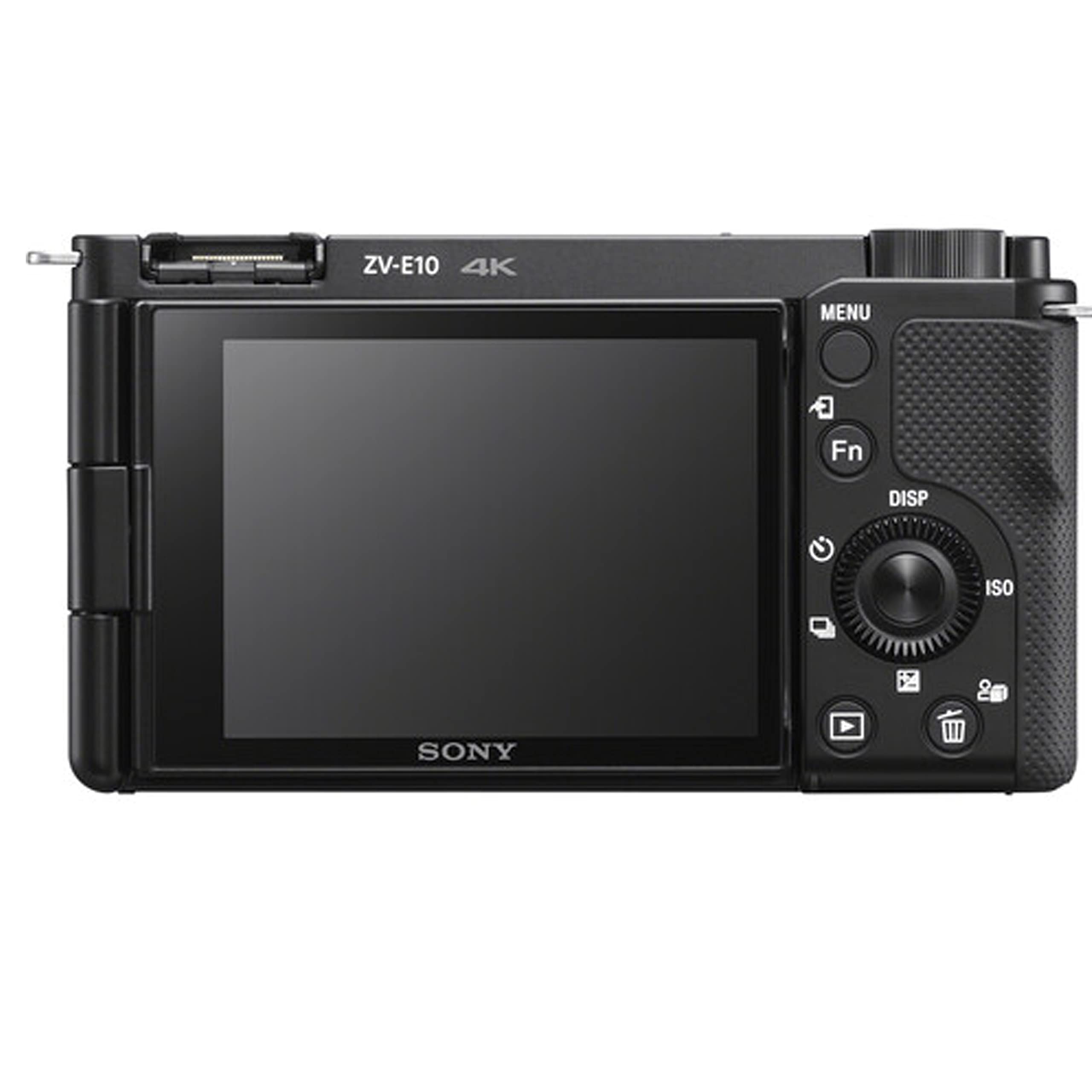 Sony ZV-E10 Mirrorless Camera with with 16-50mm + 55-210mm Lenses, 64GB Extreem Speed Memory, Case. Tripod, Filters, Hood, Grip, & Professional Video & Photo Editing Software Kit