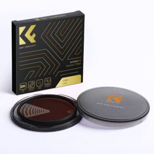 K&F Concept 72mm Circular Polarizers Filter Polarizing Filter 28 Multi-Layer Coated Super Slim High Definition CPL Lens Filter (Nano-X Series)
