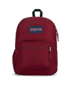 jansport cross town backpack, russet red, one size