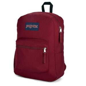 JanSport Cross Town Backpack, Russet Red, One Size