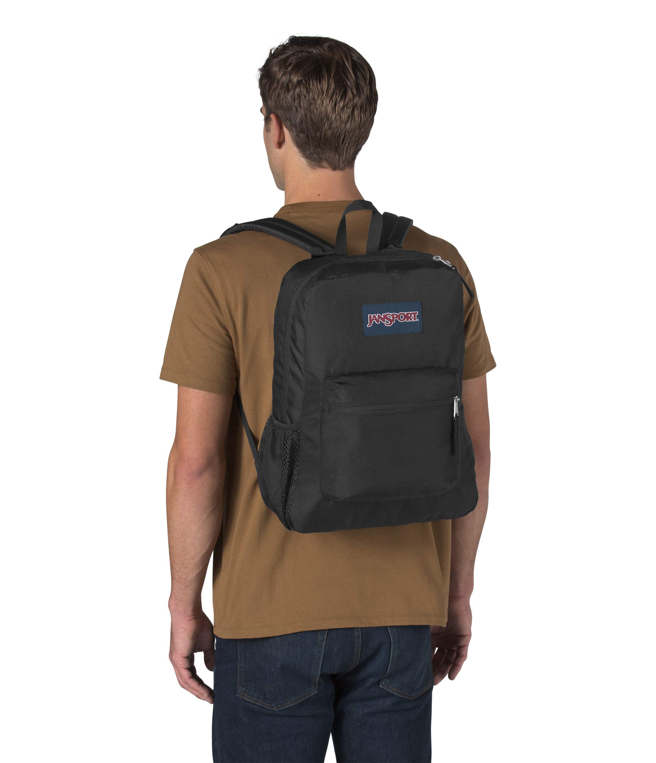 JanSport Cross Town Backpack, Black, One Size