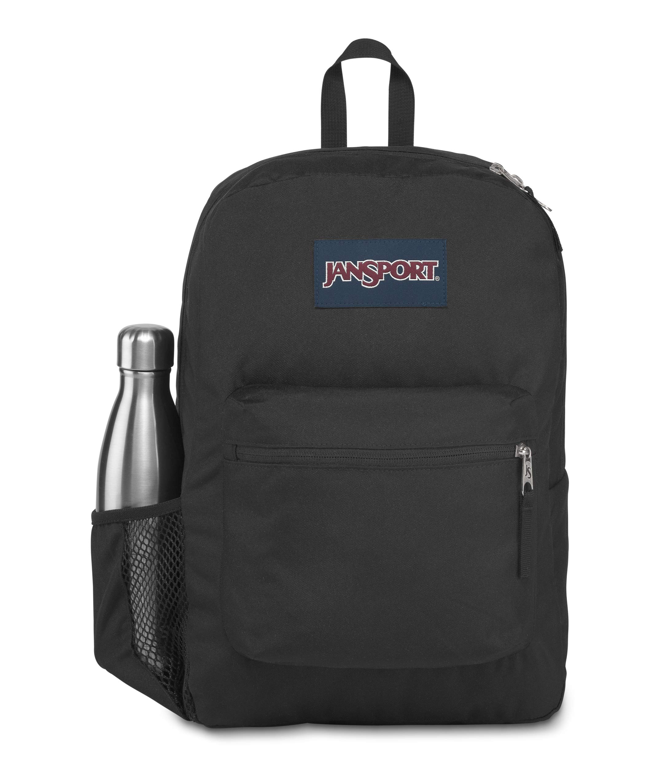 JanSport Cross Town Backpack, Black, One Size