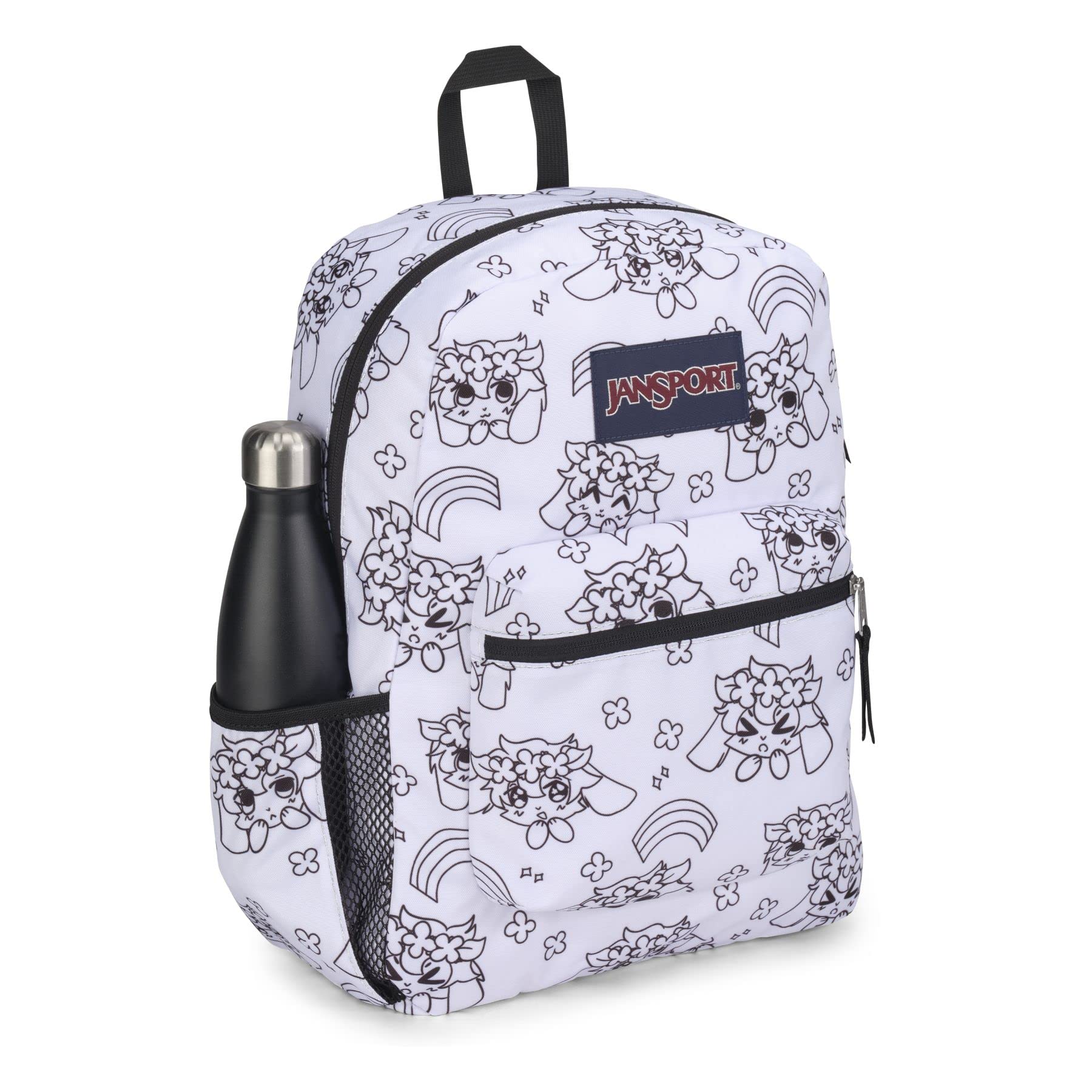 JanSport Cross Town Backpack, Anime Emotions, One Size