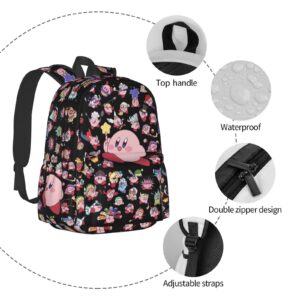 Kir-By Backpack Casual Bookbag Lightweight Laptop Bag Computer Bags Travel Daypack