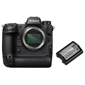 nikon z 9 mirrorless camera with extra battery