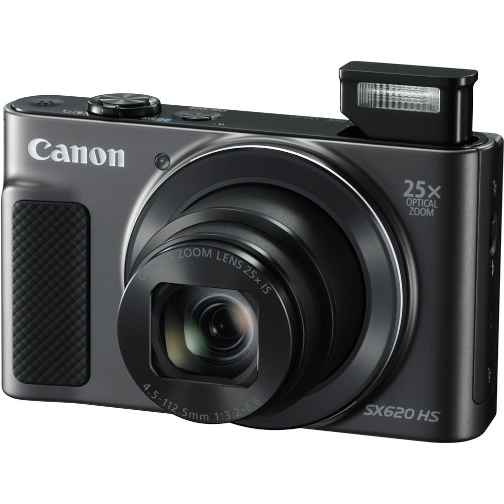 Canon PowerShot SX620 HS (Black) International Version (Renewed)