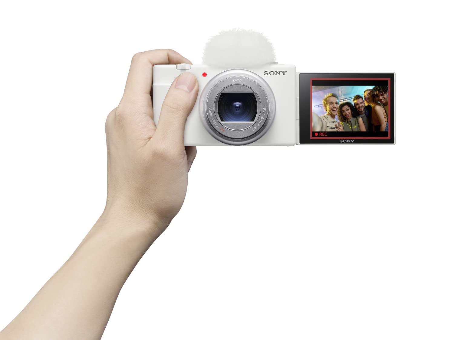 Sony ZV-1 II Vlog Camera for Content Creators and Vloggers (White)