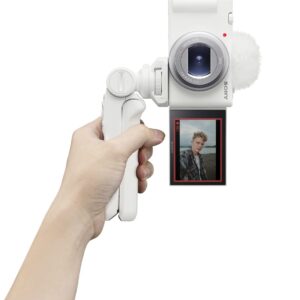 Sony ZV-1 II Vlog Camera for Content Creators and Vloggers (White)