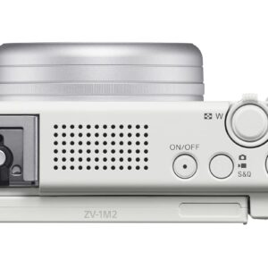 Sony ZV-1 II Vlog Camera for Content Creators and Vloggers (White)