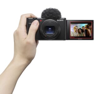 Sony ZV-1 II Vlog Camera for Content Creators and Vloggers (Black) (Renewed)