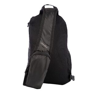 Eddie Bauer Stowaway Packable 10L Sling 3.0 Made from Polyester with Lightly Padded Shoulder Strap, Oynx