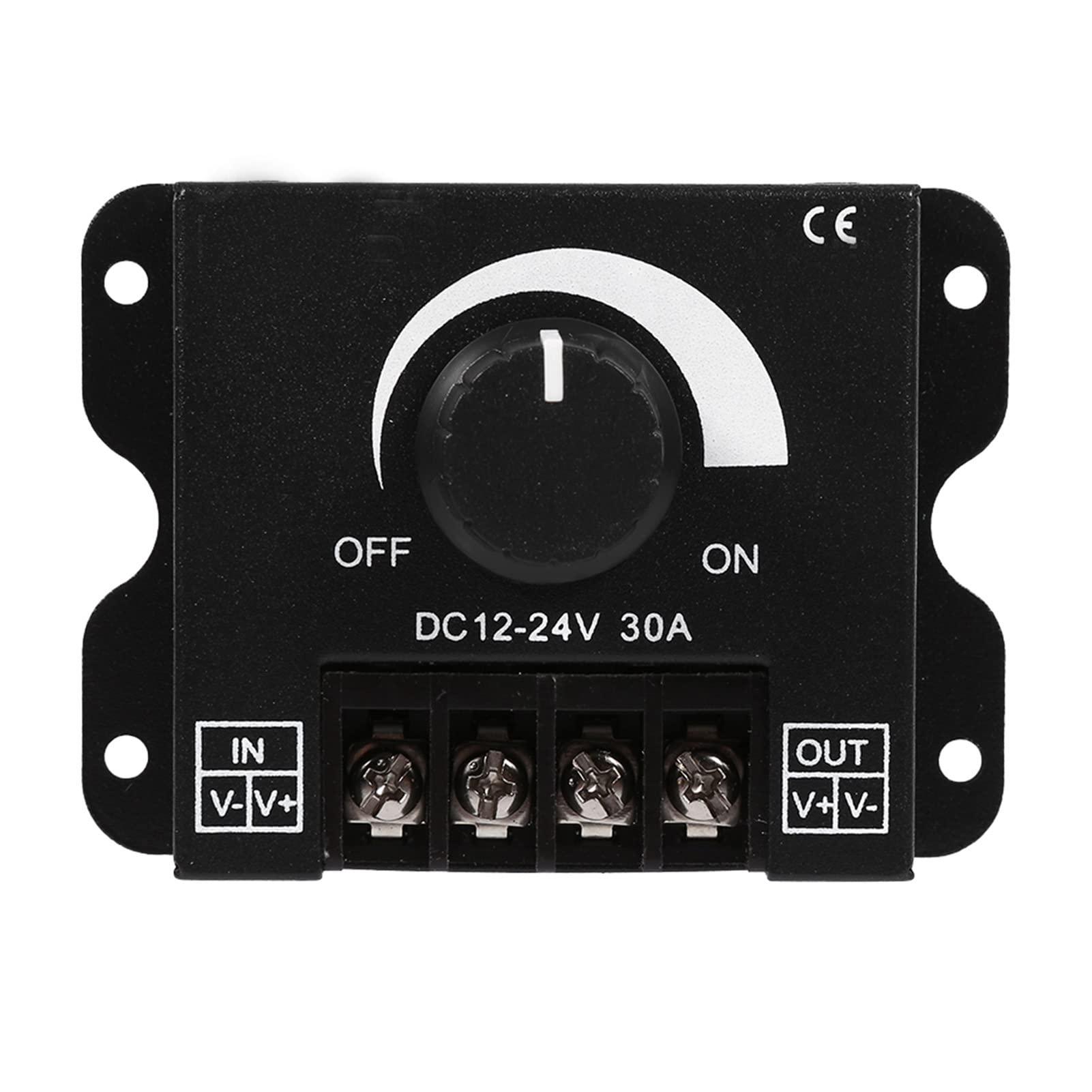 Strip Led Dimmer,12V-24V 30A Led Switch Dimmer Controller Manual Operation for Strip Light Single Color