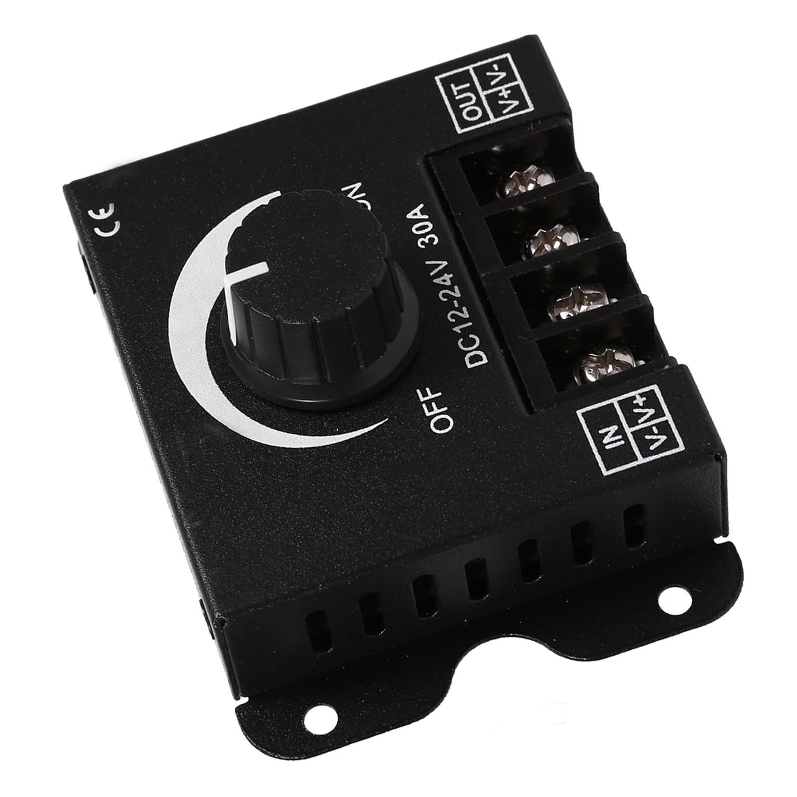 Strip Led Dimmer,12V-24V 30A Led Switch Dimmer Controller Manual Operation for Strip Light Single Color