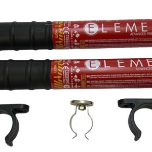 Element E50 Fire Extinguisher 2 Pack with Mounting clips and 2 UTVDistribution Magnet Mounts