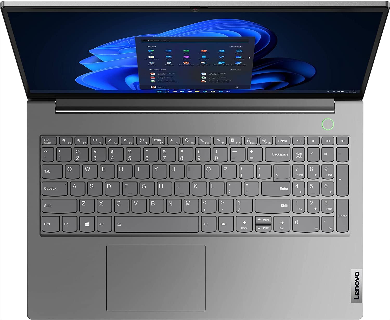 Lenovo ThinkBook 15 Gen 4 15.6" FHD Touchscreen (12th Gen Intel 10-Core i7-1255U, 16GB RAM, 512GB PCIe SSD, Narrow Bezel IPS) Business Laptop, Backlit, Fingerprint, Thunderbolt 4, Win 10 / Win 11 Pro