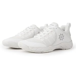 rip-it women’s unity volleyball shoes indoor all court shoes with arch support white