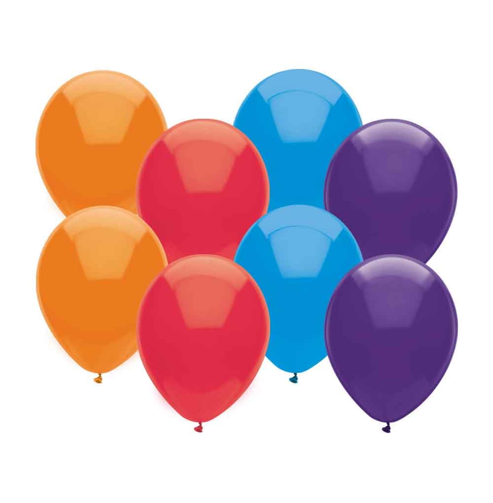 Anagram Licensed Birthday Balloons, for TMNT Teenage Mutant Ninja Mayhem Turtles Theme Collection, Party Accessory, Multicolor, 4th Birthday, Various