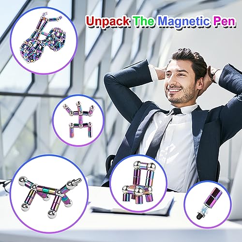 YYMHMF Fidget Pen Teen Girl Boy Gifts - Magnetic Pen Magnet Pen for Adults Kids Teens - Gift for Teenage Girl Boy - Best Gift for 10 11 12 13 14 15 16 Years Old - Novelty Toy Gift for Kids 8-12