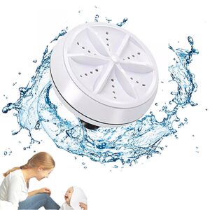portable mini washing machine, mini turbo washing machine and dishwasher for sink small washer for home, business, travel, college room, apartment, rv
