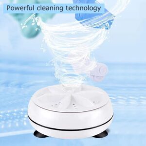 Portable Mini Washing Machine, Mini Turbo Washing Machine and Dishwasher for Sink Small Washer for Home, Business, Travel, College Room, Apartment, RV