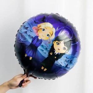 Wednesday Addams 8pcs Party Balloons supplies, Decorations for birthday, Halloween.Addams family party supplies