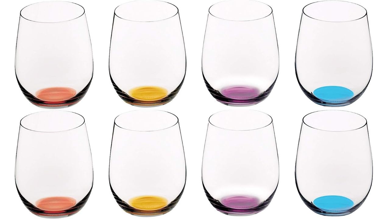 Riedel The O Wine Tumbler Happy O, Set of 8