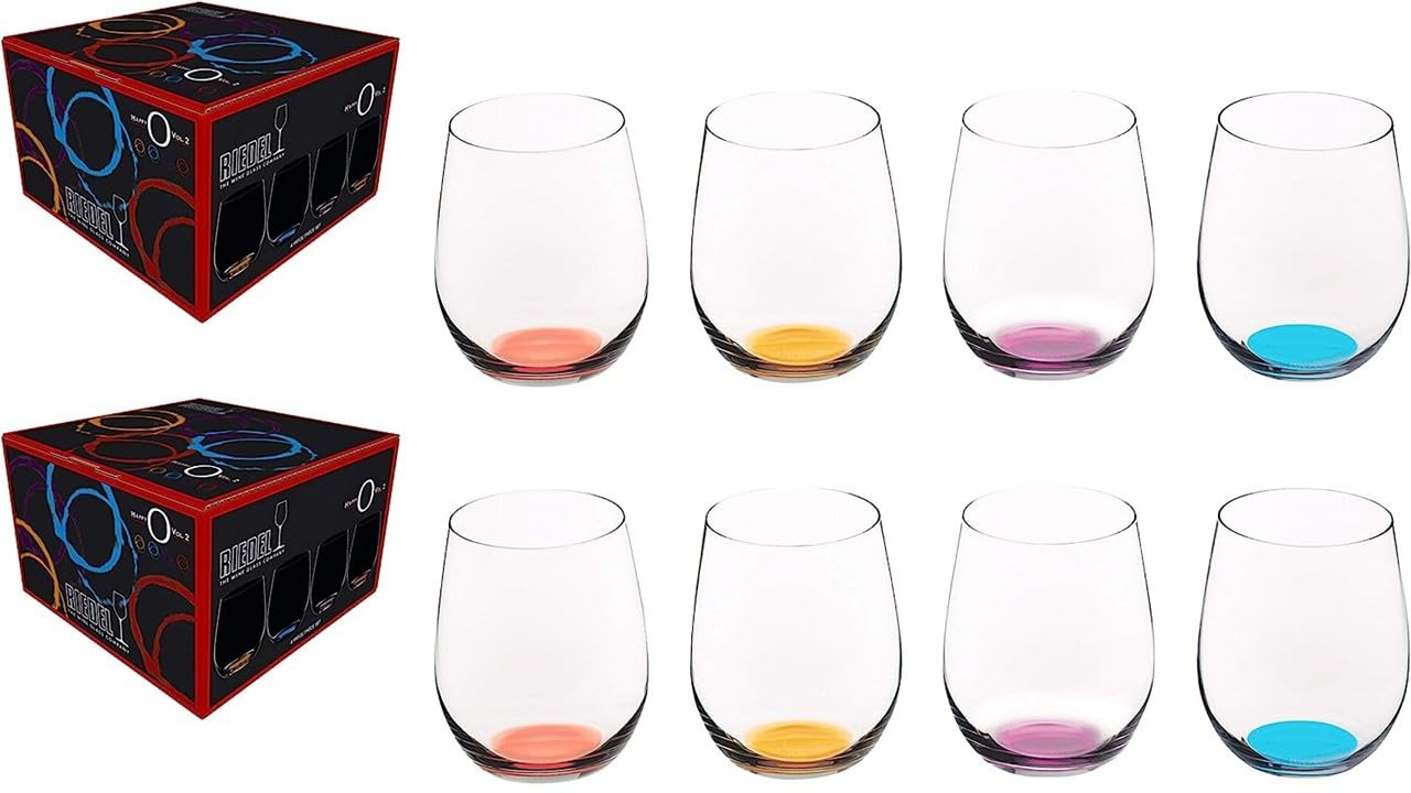 Riedel The O Wine Tumbler Happy O, Set of 8