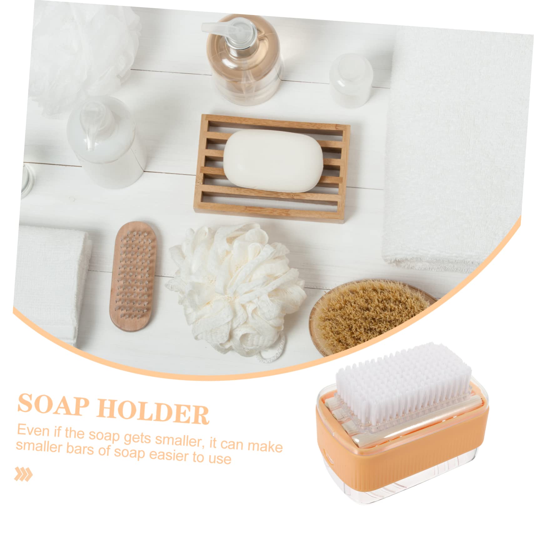 3pcs Box Soap Foaming Box Soap Dispenser with Roller Laundry Soap Dispenser Bathroom Soap Dish Kitchen Soap Dish Bar Soap Roller Soap Pp Brush Holder Multifunction Travel