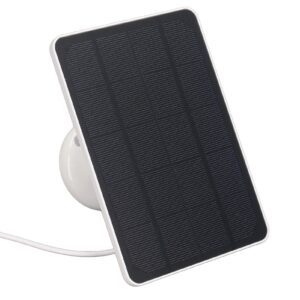 10w solar panel kit micro usb camera charging solar panel high efficiency battery charger for outdoor camping rv trip (white)